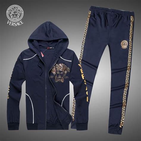 mens versace sweat suit|Versace men's suits online.